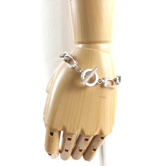 GUCCI bracelet Main�FSV925 Silver Women Used Authentic