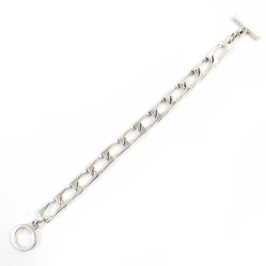 GUCCI bracelet Main�FSV925 Silver Women Used Authentic