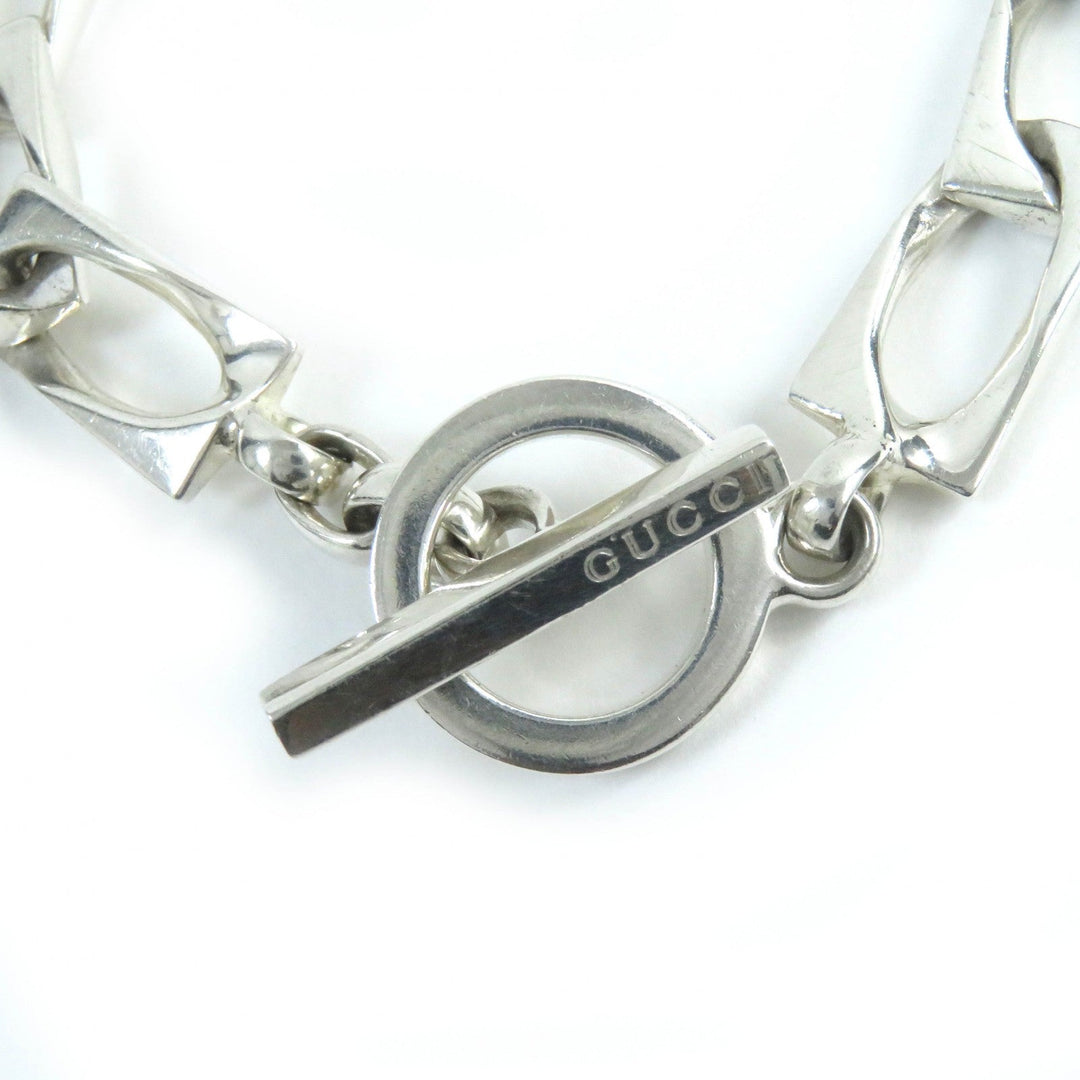 GUCCI bracelet Main�FSV925 Silver Women Used Authentic