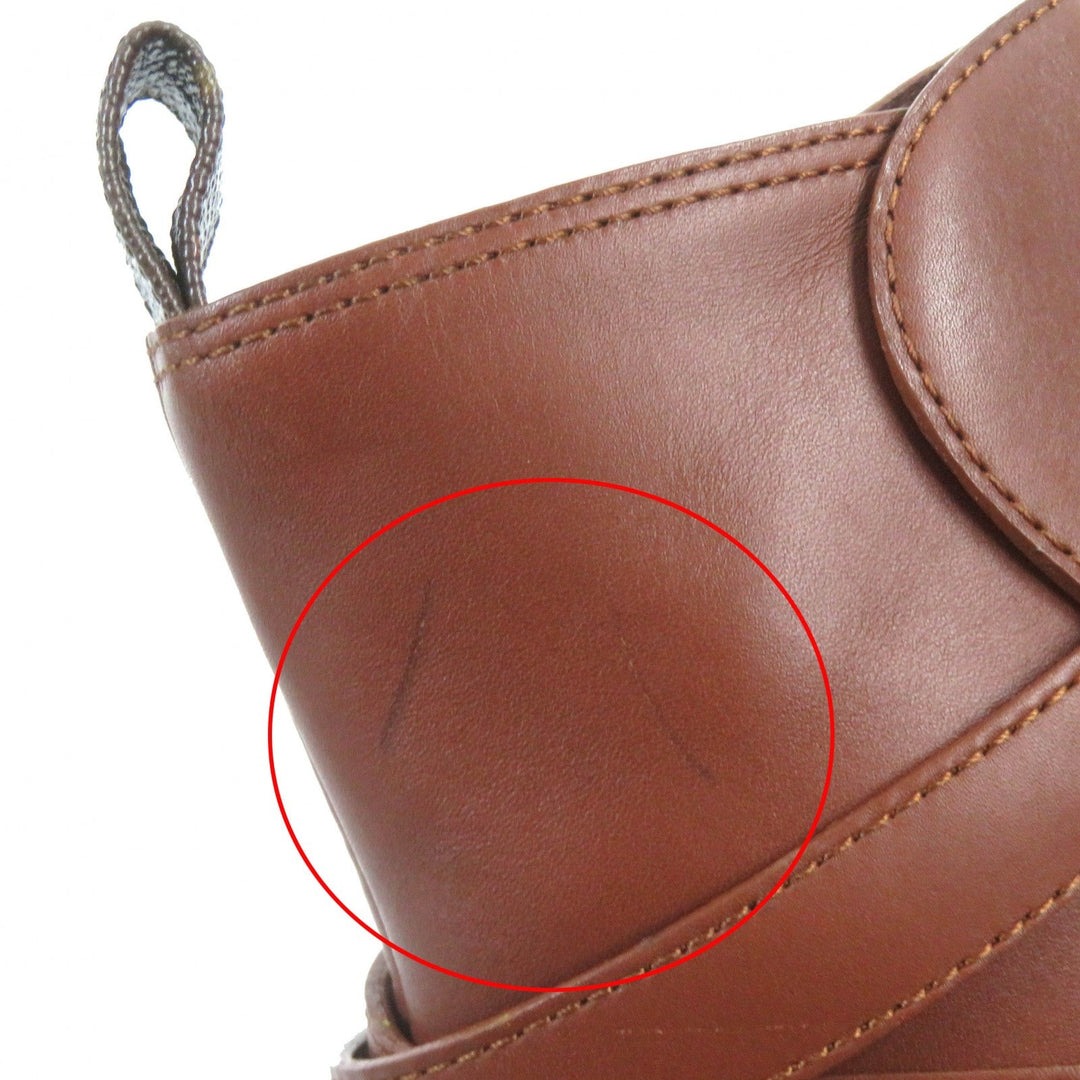 LOUIS VUITTON Ankle boots Main: Leather Brown gold Arclight line mens 42 Used Authentic