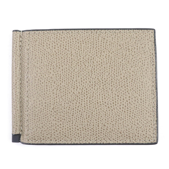 Valextra Card Case Main: Leather, Main: beige mens Used Authentic