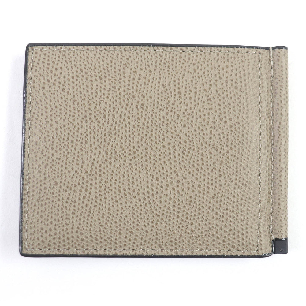 Valextra Card Case Main: Leather, Main: beige mens Used Authentic