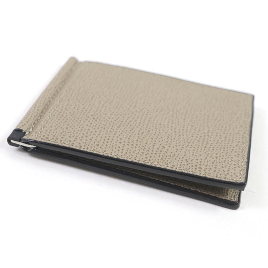 Valextra Card Case Main: Leather, Main: beige mens Used Authentic