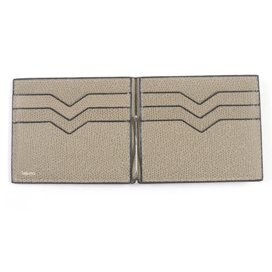 Valextra Card Case Main: Leather, Main: beige mens Used Authentic