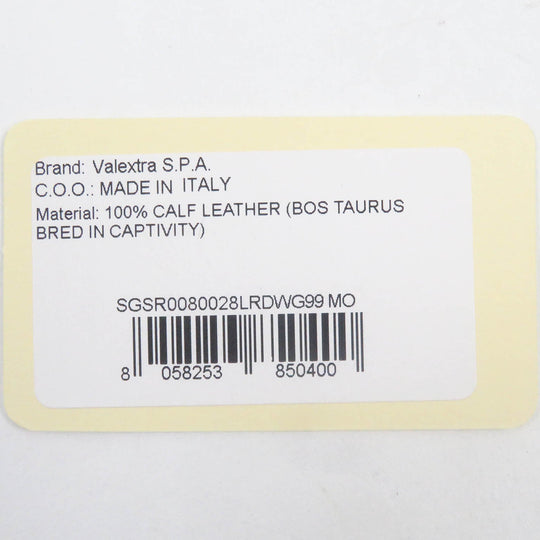 Valextra Card Case Main: Leather, Main: beige mens Used Authentic