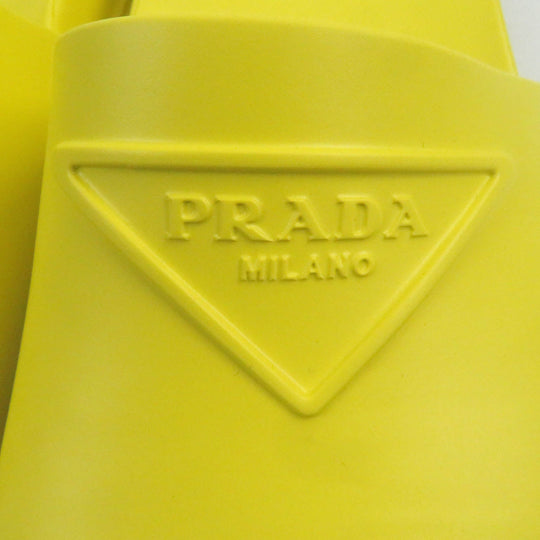 PRADA Sandals 1XX626 Main: Rubber yellow mens 43 Used Authentic