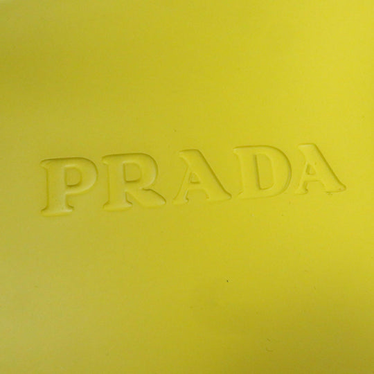 PRADA Sandals 1XX626 Main: Rubber yellow mens 43 Used Authentic