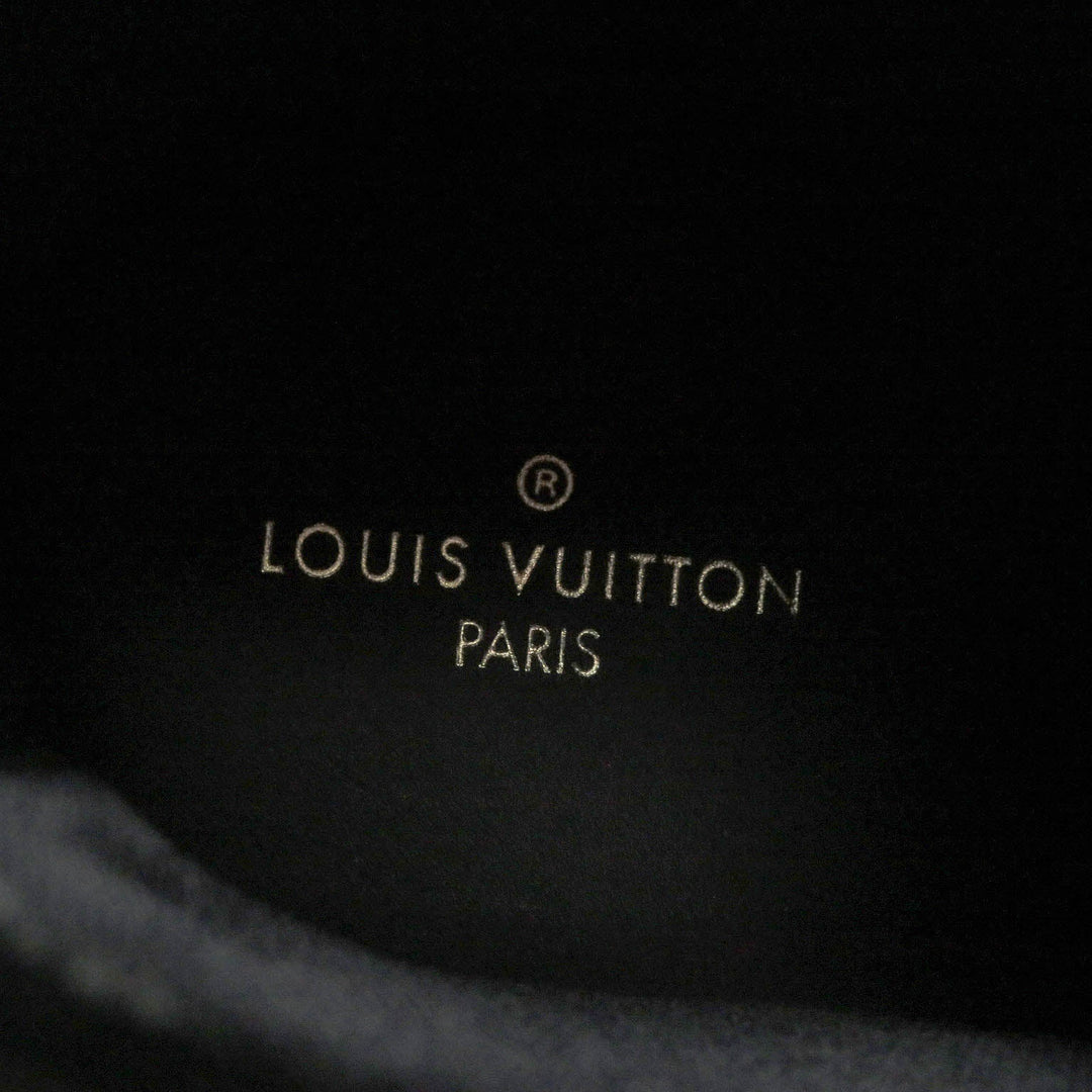 LOUIS VUITTON High cut sneakers Main: Leather, Main: Rubber black LV Tattoo Line mens 5 1/2 Used Authentic