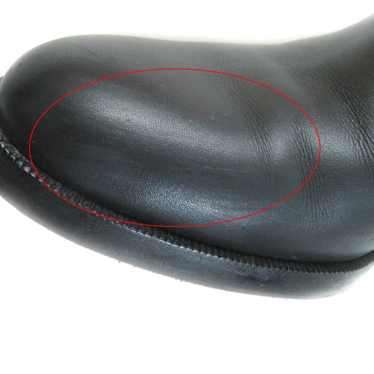 HERMES short boots Main: Leather black Saint Germain Women 36 Used Authentic