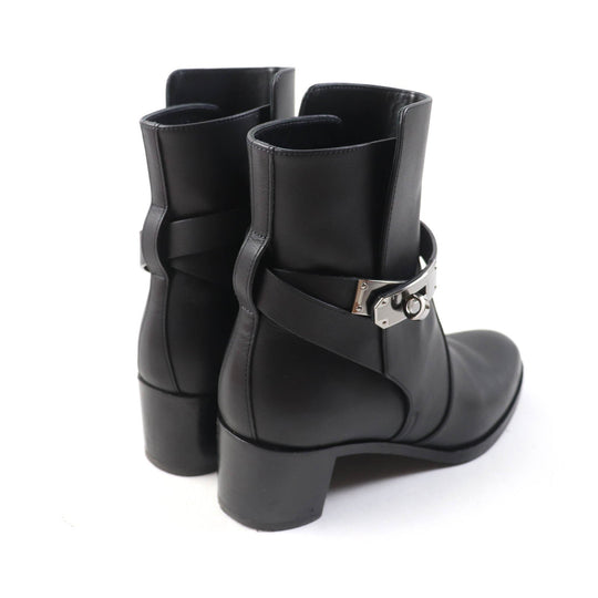 HERMES short boots Main: Leather black Saint Germain Women 36 Used Authentic