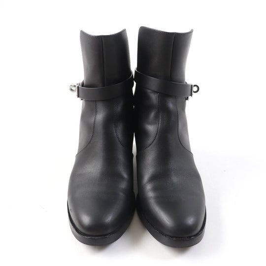 HERMES short boots Main: Leather black Saint Germain Women 36 Used Authentic