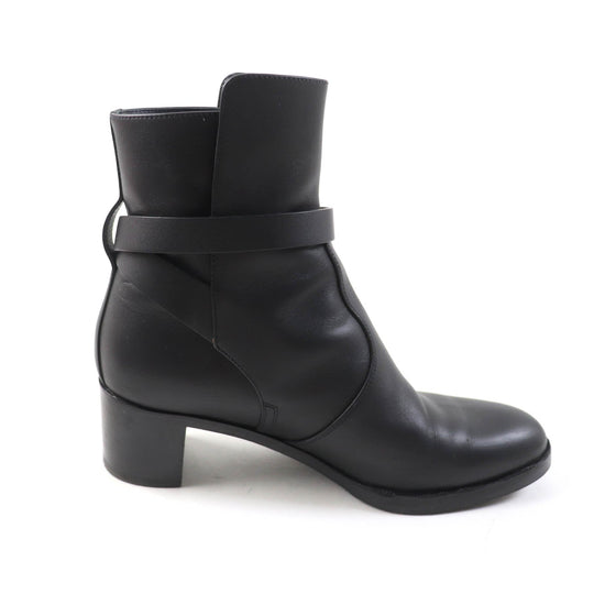 HERMES short boots Main: Leather black Saint Germain Women 36 Used Authentic