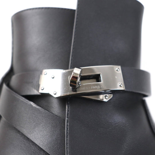 HERMES short boots Main: Leather black Saint Germain Women 36 Used Authentic