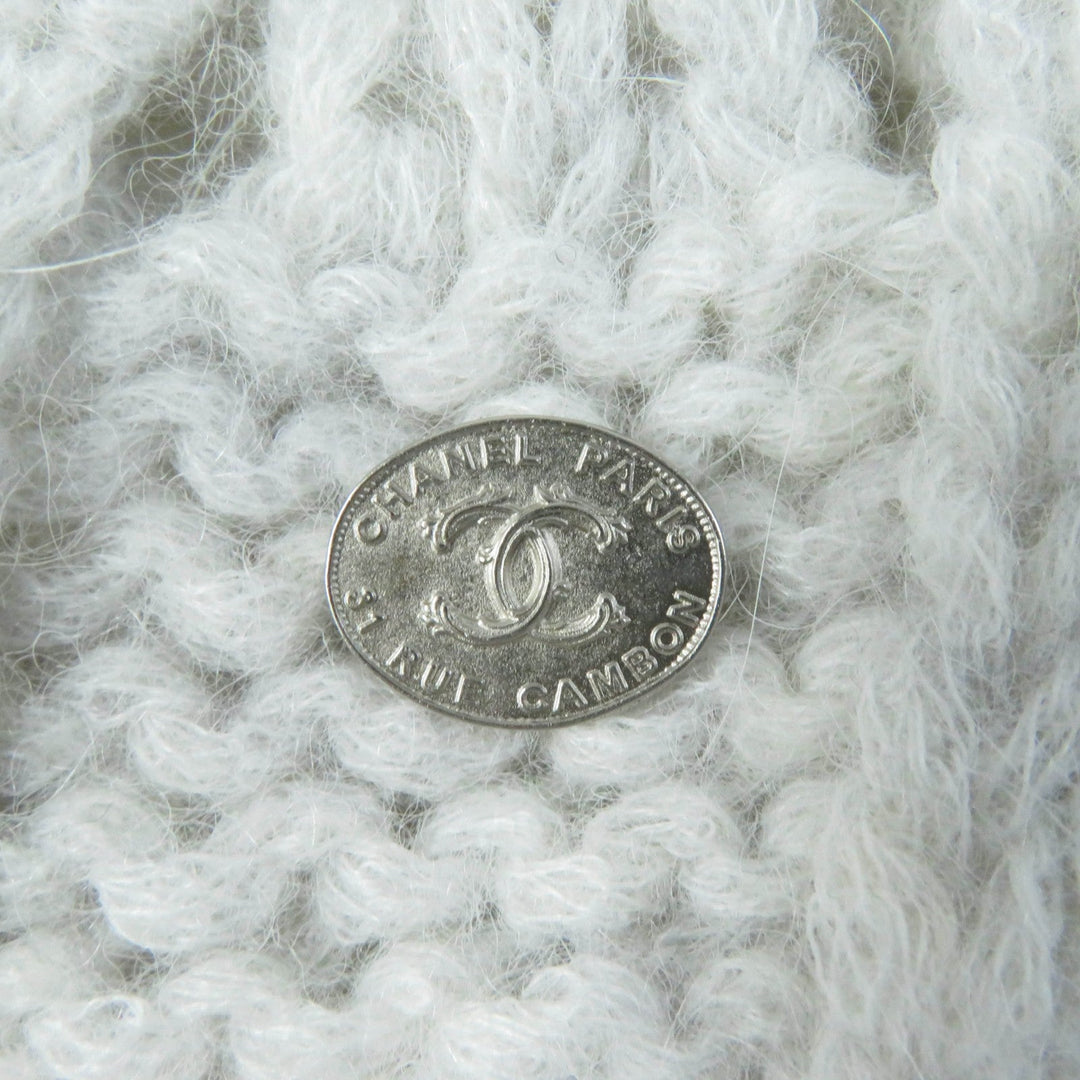 CHANEL knit P70959K10142 Main: 50% alpaca, Main: 47% polyamide, Main: 3% wool Ivory Women 34 Used Authentic