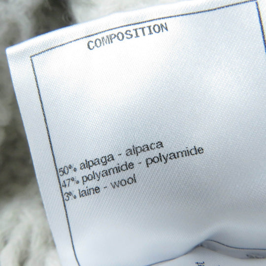 CHANEL knit P70959K10142 Main: 50% alpaca, Main: 47% polyamide, Main: 3% wool Ivory Women 34 Used Authentic