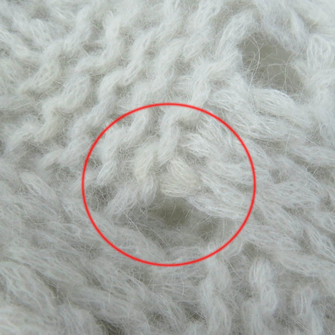 CHANEL knit P70959K10142 Main: 50% alpaca, Main: 47% polyamide, Main: 3% wool Ivory Women 34 Used Authentic