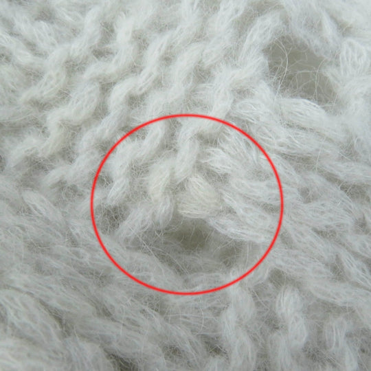 CHANEL knit P70959K10142 Main: 50% alpaca, Main: 47% polyamide, Main: 3% wool Ivory Women 34 Used Authentic