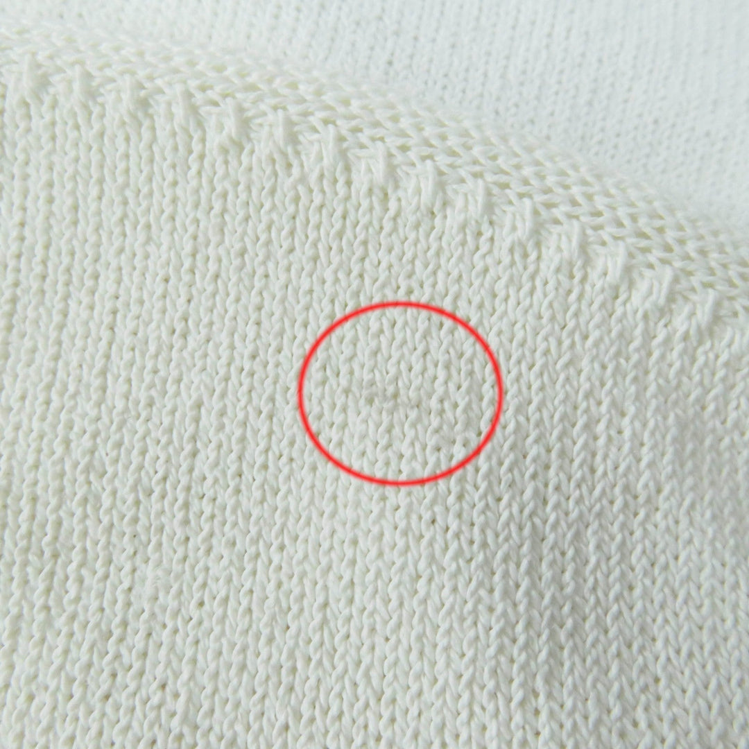 HERMES cardigan Main: 96% rayon, Main: 4% polyester Ivory Women SM Used Authentic