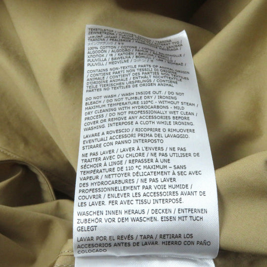 JIL SANDER Short sleeve shirt J01DL0015 Main: 100% cotton Brown Women 32 Used Authentic