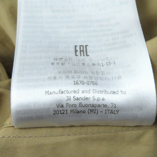 JIL SANDER Short sleeve shirt J01DL0015 Main: 100% cotton Brown Women 32 Used Authentic