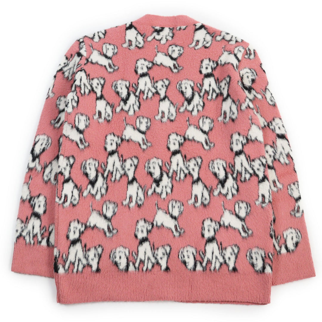 CELINE cardigan 2A94W531Q Main: 48% cotton, Main: 30% wool, Main: 22% nylon pink mens S Used Authentic