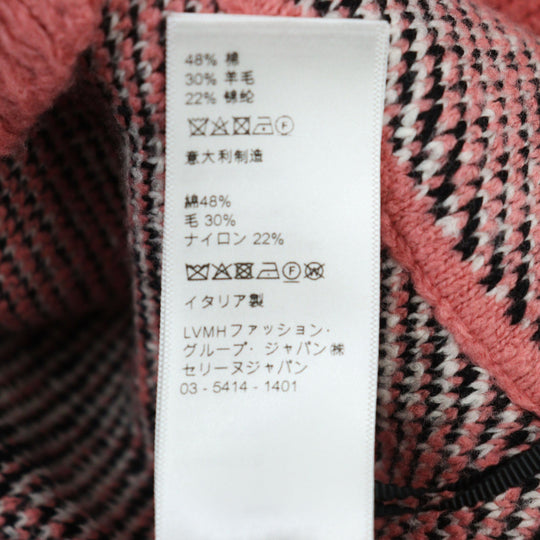 CELINE cardigan 2A94W531Q Main: 48% cotton, Main: 30% wool, Main: 22% nylon pink mens S Used Authentic