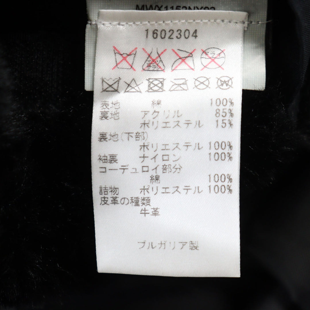 LOUIS VUITTON Jacket 1A7XYW Outer: 66% polyester, Outer: 21% polyamide (nylon), Outer: 13% cotton, Lining: 100% cotton Navy Monogram zip-through top mens M Used Authentic
