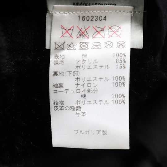 LOUIS VUITTON Jacket 1A7XYW Outer: 66% polyester, Outer: 21% polyamide (nylon), Outer: 13% cotton, Lining: 100% cotton Navy Monogram zip-through top mens M Used Authentic