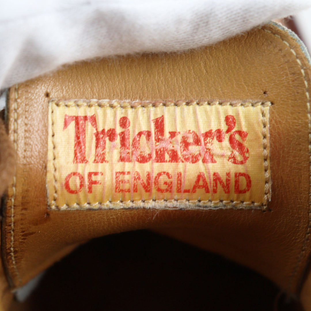 Tricker's boots M2508 Main: Leather Brown MALTON mens 6 Used Authentic