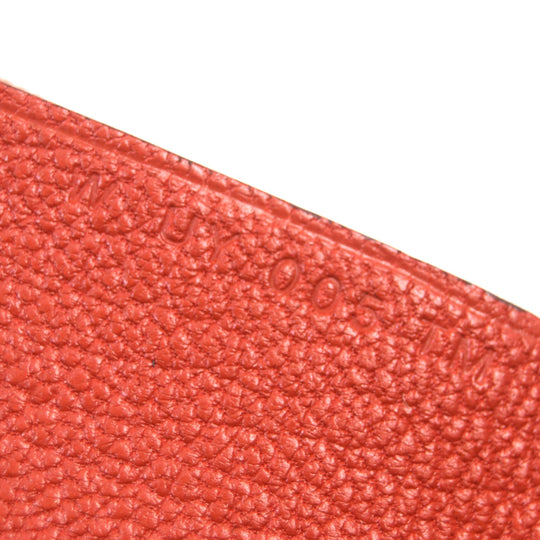 HERMES Coin case Main: Chevre Mysole Orange Calvi duo mens Used Authentic