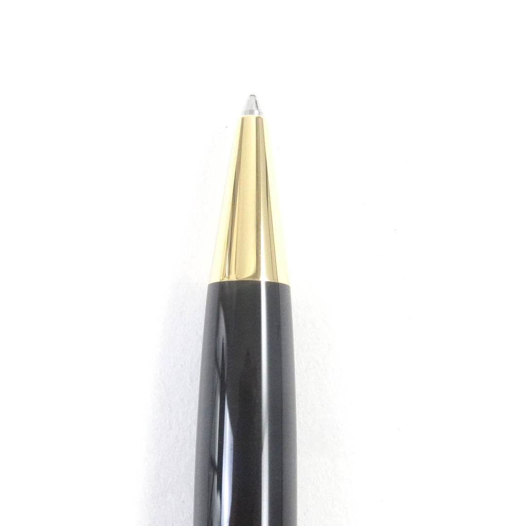 MONTBLANC Ballpoint pen Resin, Gold Plated black mens(Unisex) Used Authentic