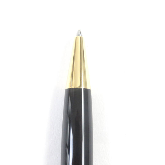 MONTBLANC Ballpoint pen Resin, Gold Plated black mens(Unisex) Used Authentic