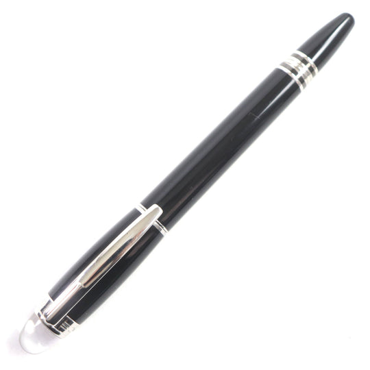 MONTBLANC Ballpoint pen Resin, Platinum black Starwalker mens Used Authentic