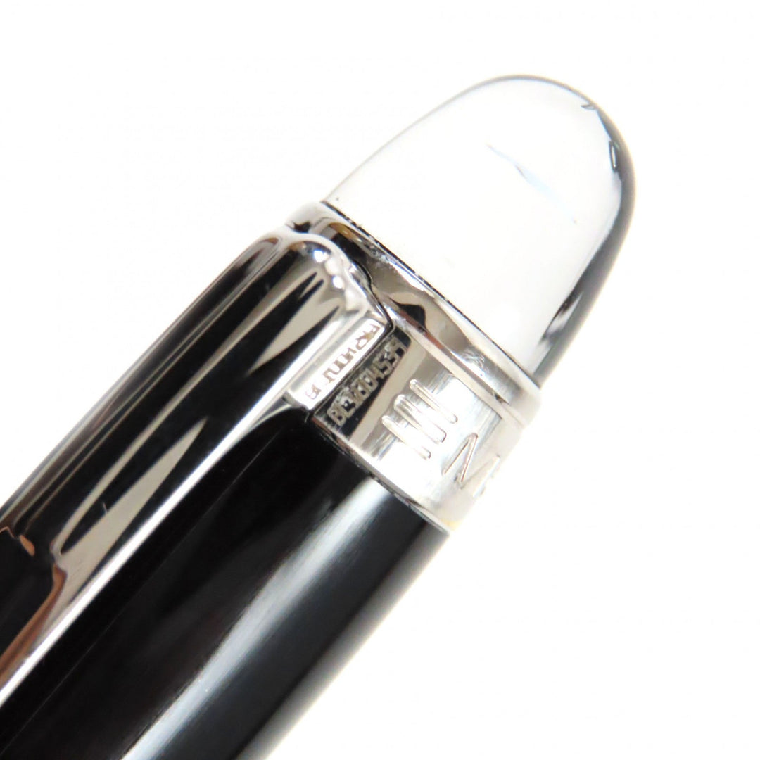MONTBLANC Ballpoint pen Resin, Platinum black Starwalker mens Used Authentic