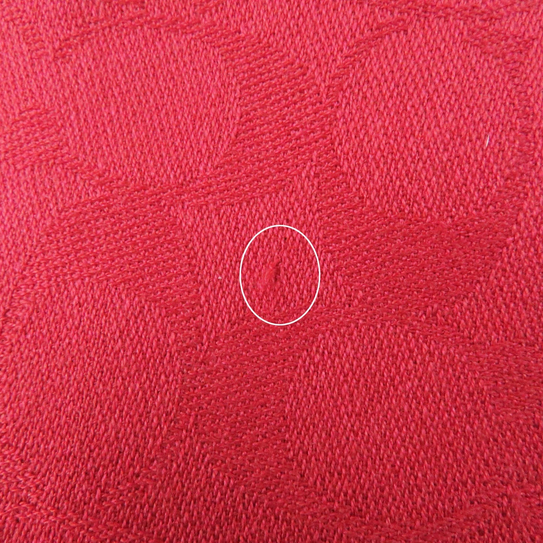 COACH Stall 77672 Main: 55% silk, Main: 45% cotton Red Women Used Authentic