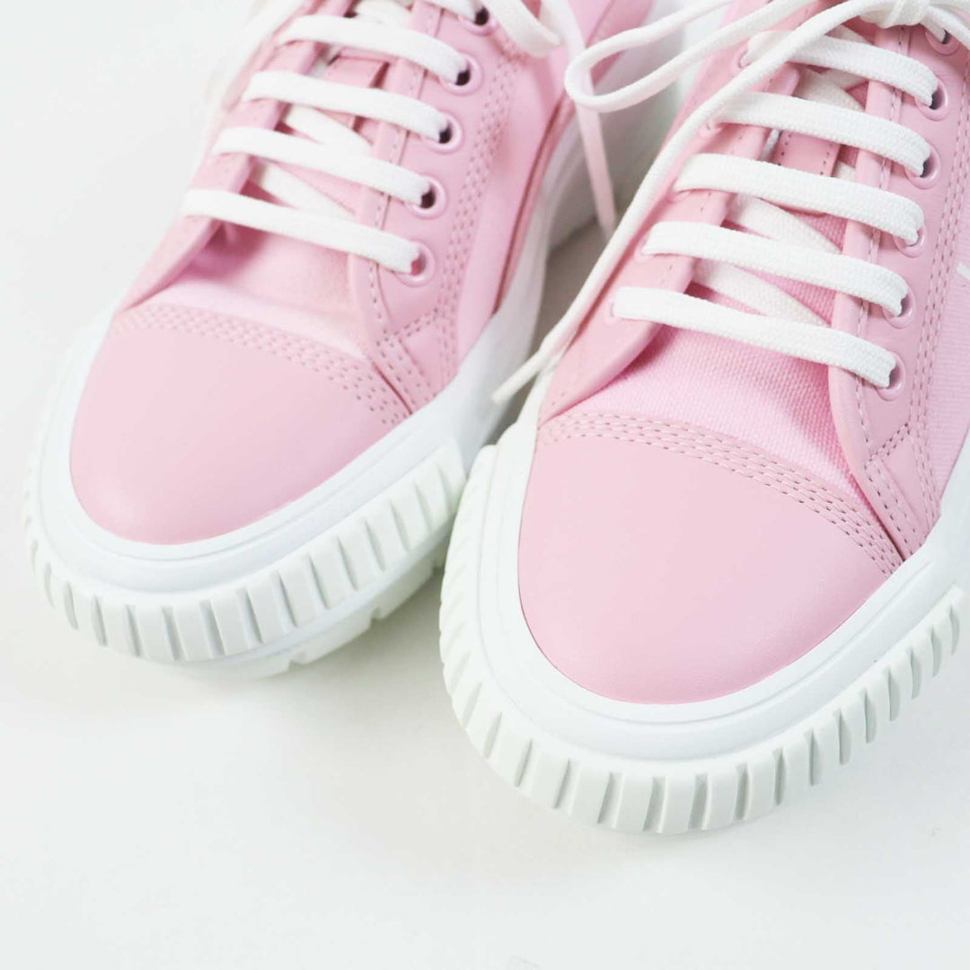 LOUIS VUITTON sneakers Main: Leather, Main: Canvas, Part: Rubber pink squad line Women 36 1/2 Used Authentic