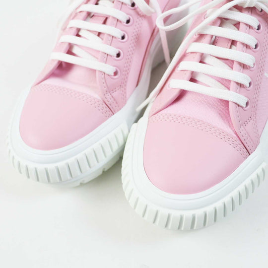 LOUIS VUITTON sneakers Main: Leather, Main: Canvas, Part: Rubber pink squad line Women 36 1/2 Used Authentic