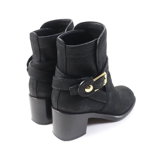 LOUIS VUITTON Ankle boots Main: Leather black Women 38 Used Authentic