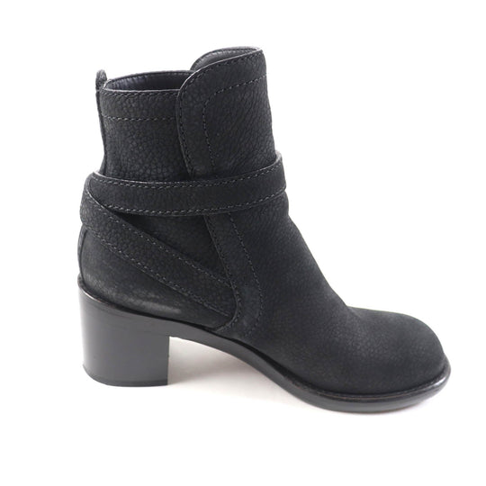 LOUIS VUITTON Ankle boots Main: Leather black Women 38 Used Authentic