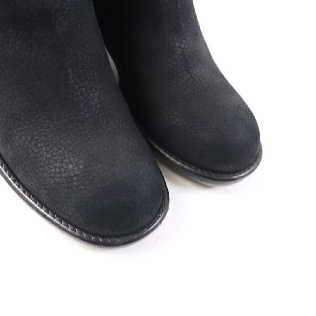 LOUIS VUITTON Ankle boots Main: Leather black Women 38 Used Authentic