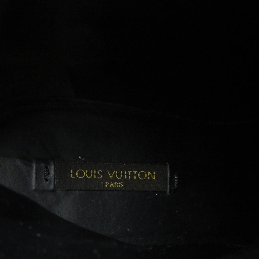 LOUIS VUITTON Ankle boots Main: Leather black Women 38 Used Authentic