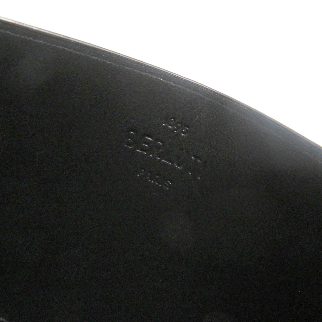 Berluti Card Case Main: Leather NERO GRIGIO Black Bamboo Neo Scritto mens Used Authentic