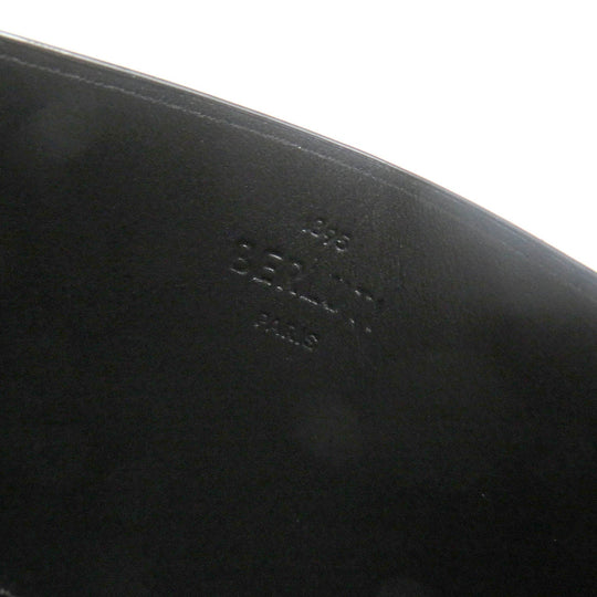Berluti Card Case Main: Leather NERO GRIGIO Black Bamboo Neo Scritto mens Used Authentic
