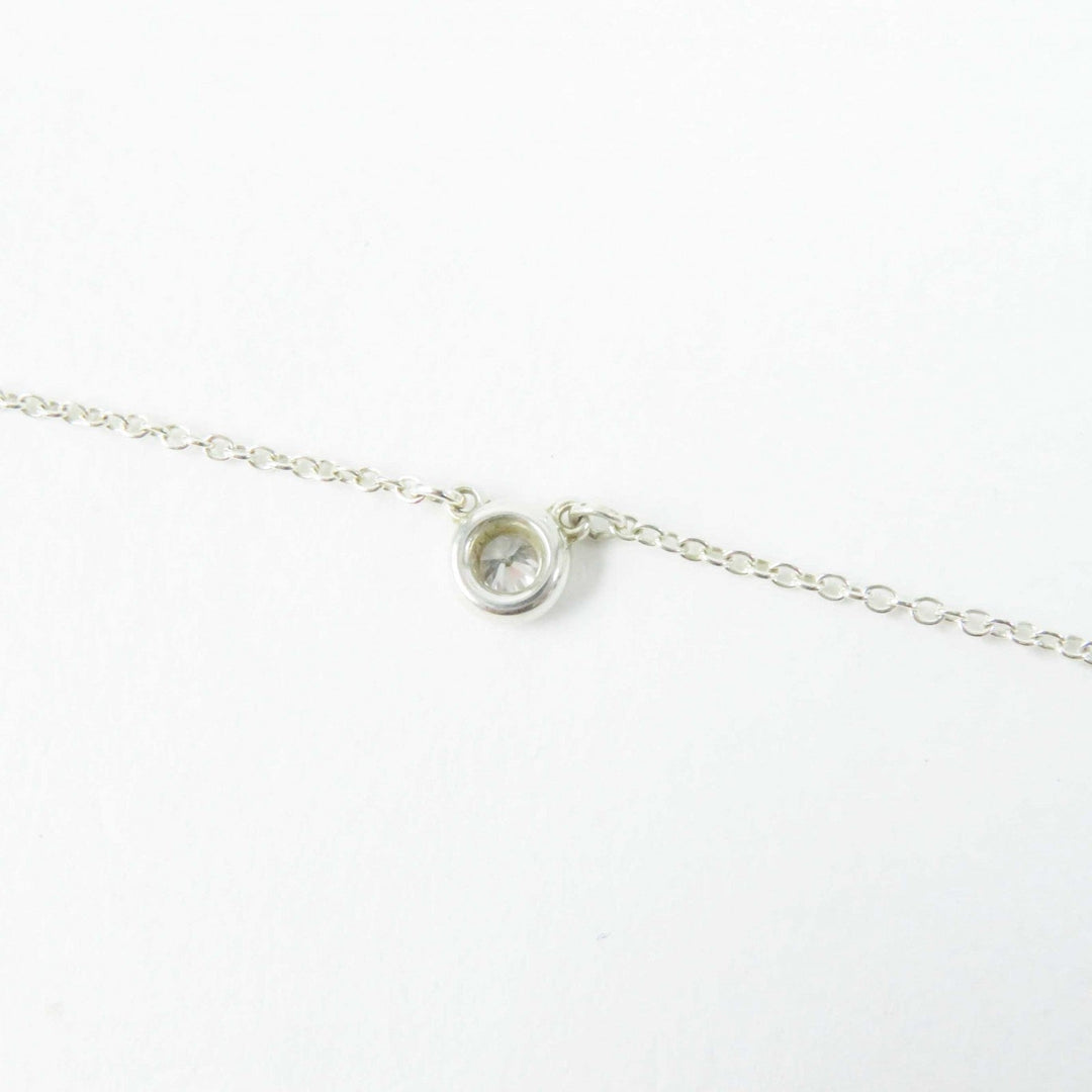 TIFFANY&Co. Necklace Main: AG925, Part: Diamond Silver By the yard Women Used Authentic
