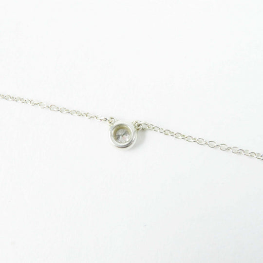 TIFFANY&Co. Necklace Main: AG925, Part: Diamond Silver By the yard Women Used Authentic