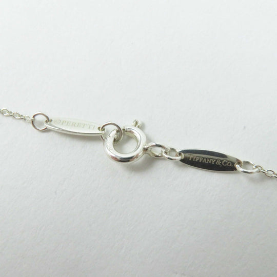 TIFFANY&Co. Necklace Main: AG925, Part: Diamond Silver By the yard Women Used Authentic