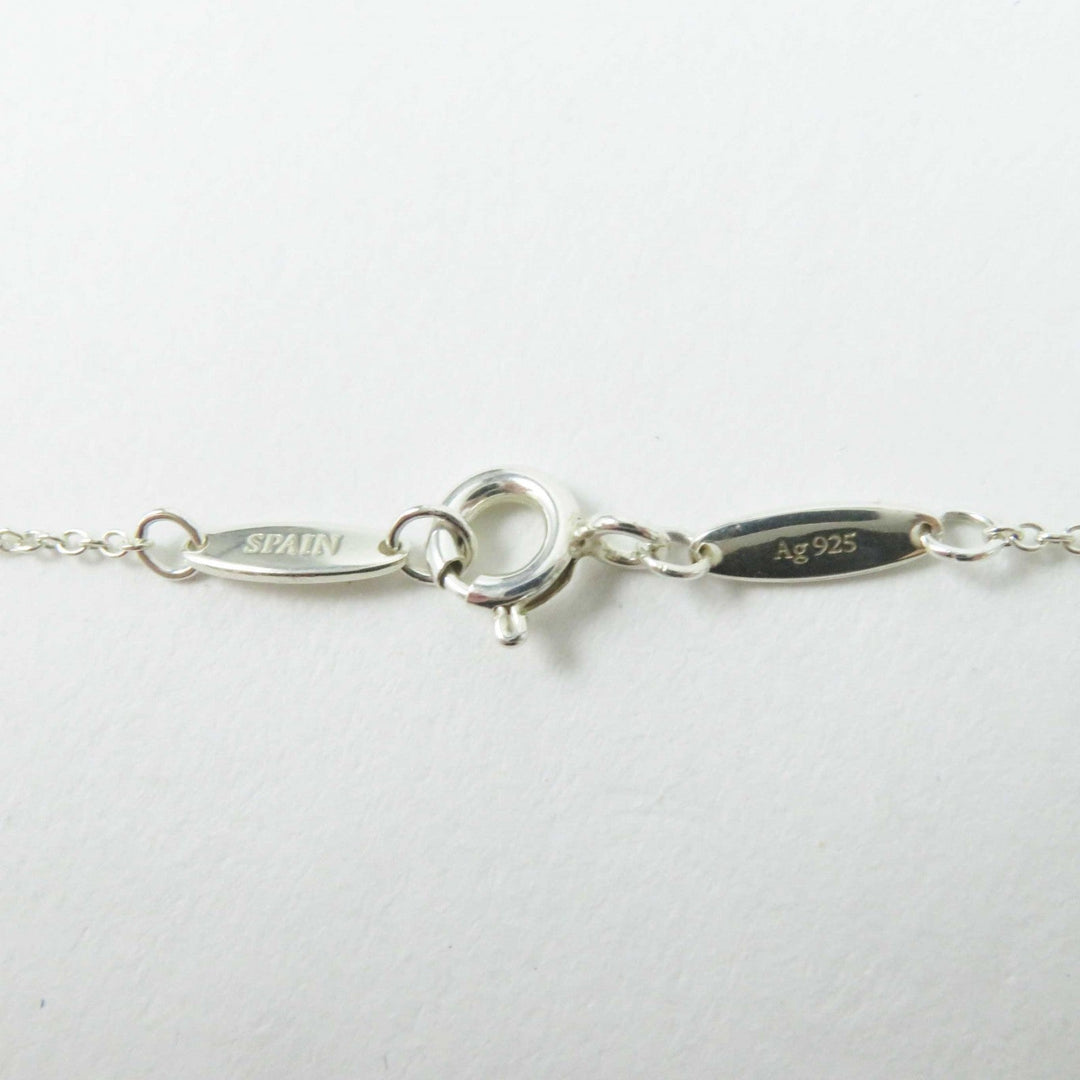 TIFFANY&Co. Necklace Main: AG925, Part: Diamond Silver By the yard Women Used Authentic