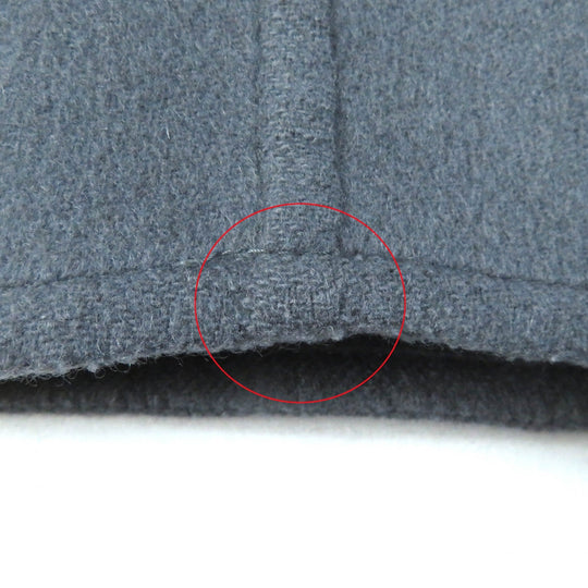 CELINE coat 2 8W38/6700 Outer: 100% cashmere, Lining: 100% viscose (rayon) gray Women 38 Used Authentic