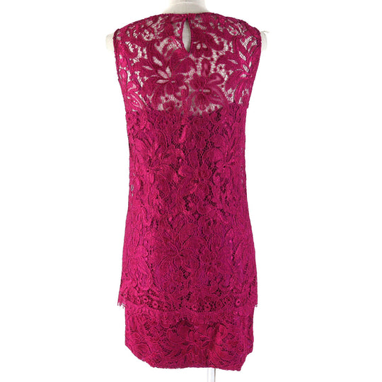 DOLCE&GABBANA setup Outer: 75% cotton, Outer: 25% polyamide, Lining: 96% silk, Lining: 4% elastane Red purple Women 42 Used Authentic