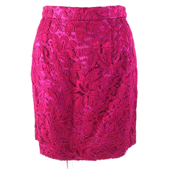 DOLCE&GABBANA setup Outer: 75% cotton, Outer: 25% polyamide, Lining: 96% silk, Lining: 4% elastane Red purple Women 42 Used Authentic